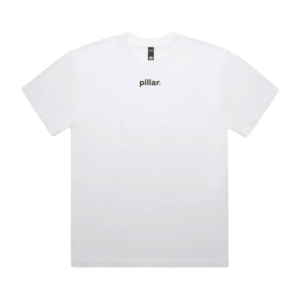 Faded White front flat lay