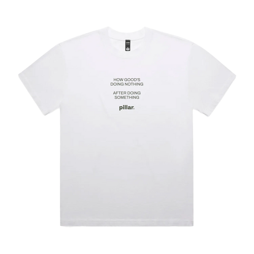 Faded White front flat lay